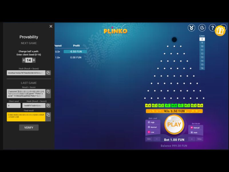 Estratégias e dicas para o Plinko